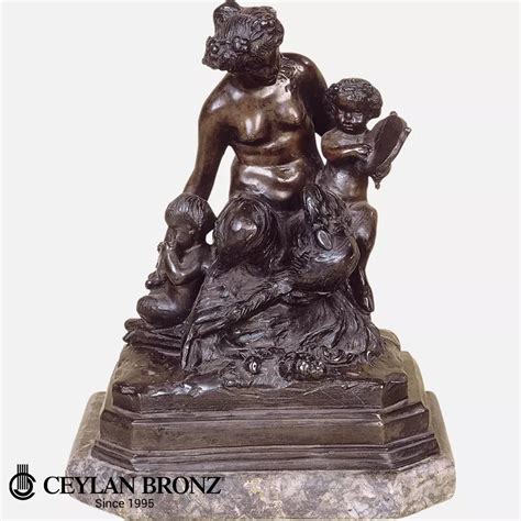 “Satyrs Family” Bronze Sculpture H:32cm | Ceylan Bronz