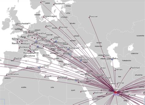 Sedante Disciplina Melodioso qatar airways route map Clínica Estribillo ...