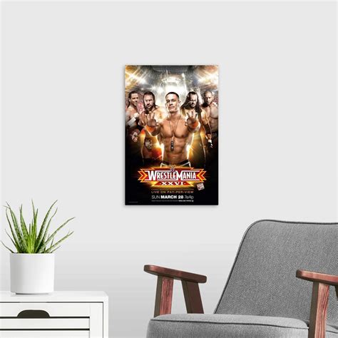 WrestleMania XXVI - Movie Poster Wall Art, Canvas Prints, Framed Prints ...