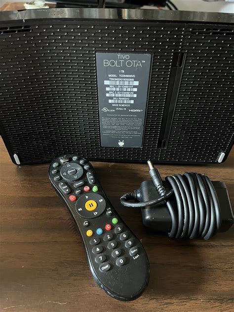 TiVo Bolt OTA (Antenna) 1000GB 4 Tuners w/Remote & Power Supply | eBay