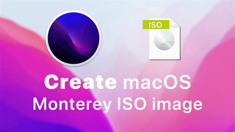 How to Create macOS Monterey ISO Image File - wikigain