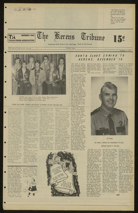 The Kerens Tribune (Kerens, Tex.), Vol. 89, No. 48, Ed. 1 Thursday ...