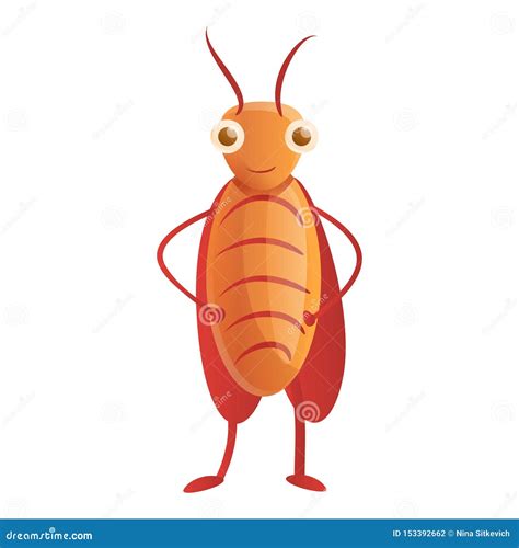 Cute Cockroach Cartoon Vector Illustration | CartoonDealer.com #129448164