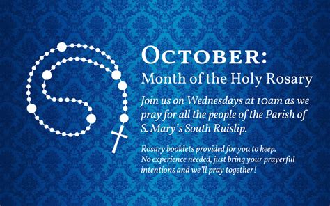 October: Month of the Holy Rosary – S. Mary's South Ruislip