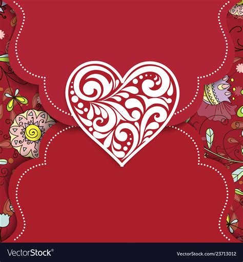 Valentine postcard Royalty Free Vector Image - VectorStock