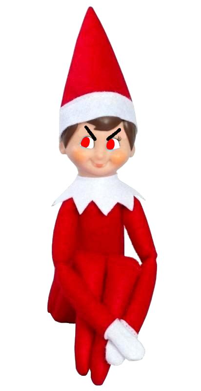 The Evil Elf on the Shelf (PNG) by jacobstout on DeviantArt