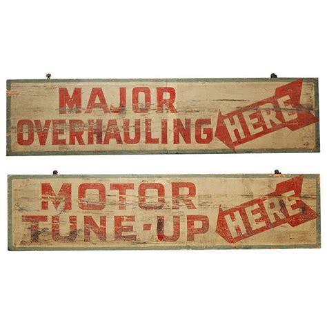 1930's mechanic signs | Mechanic shop, Shop signs, Auto mechanic shop