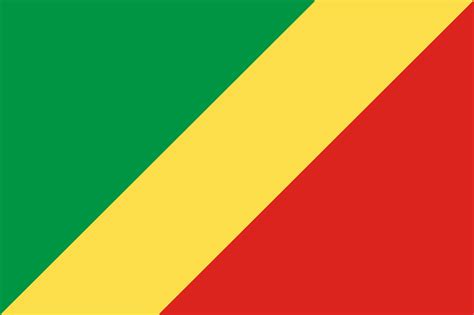 Republic of Congo Flag Colouring Page – Flags Web