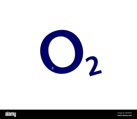 O2 UK, rotated logo, white background Stock Photo - Alamy