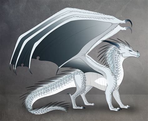 's OC Wings of Fire hybrid character Storm He is half Icewing and half ...