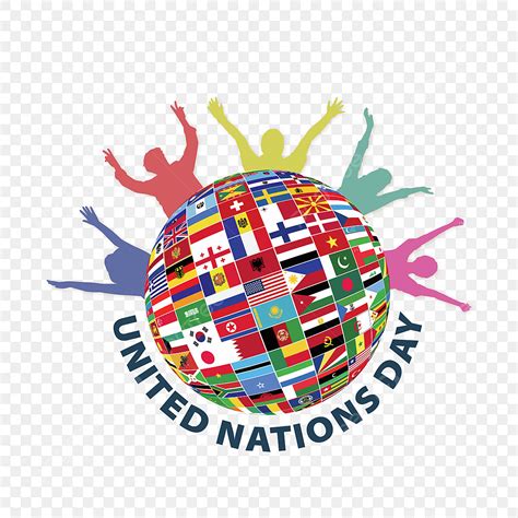 United Nations Clipart Hd PNG, United Nations Day Design With Flag ...