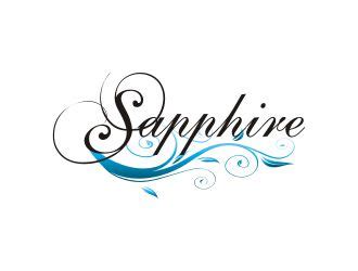 Sapphire logo design - 48HoursLogo.com | Logo design, Calligraphy name ...