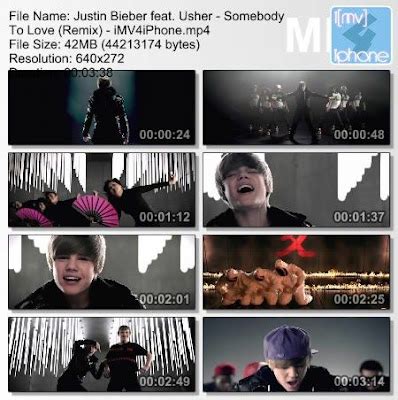 Justin Bieber feat. Usher – Somebody to love (Remix) – iPhone iPod ...