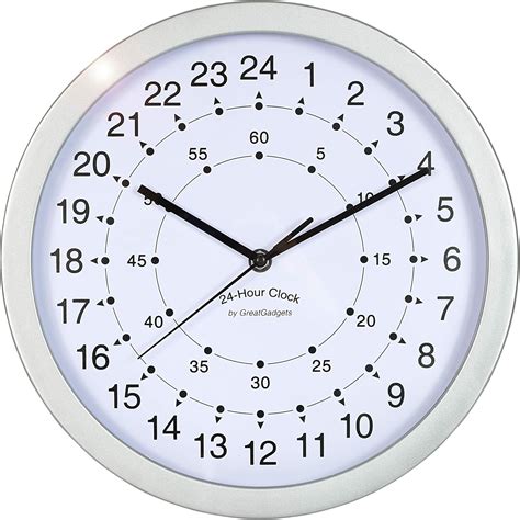 GreatGadgets 1858 24-Hour Clock – BigaMart