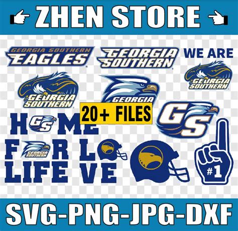 Georgia Southern Eagles Football SVG, football svg, silhouet - Inspire ...