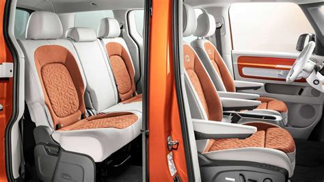 First Official Peek Inside VW ID. Buzz Reveals Colorful Cabin