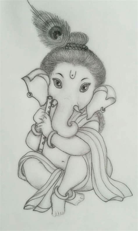 31+ simple vinayagar pencil drawing - CaitlynnReva