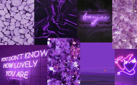 Dark purple aesthetic wallpaper collage - abcgilit