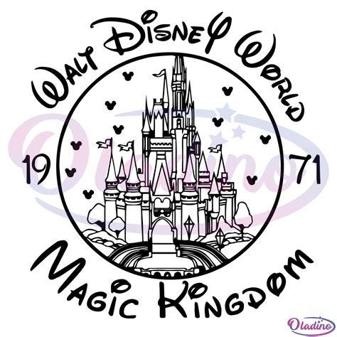 Castle Wait Disney World Magic Kingdom SVG Digital File Disney Svg ...