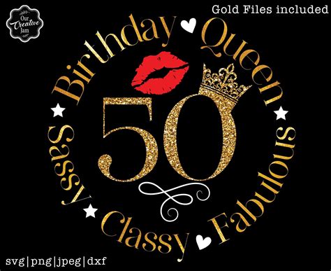 My 50th Birthday SVG, 50 Birthday Girl Svg, It's My 50th Birthday Shirt ...