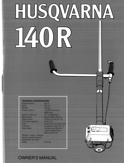 Husqvarna Lawn Mower 140R User Guide | ManualsOnline.com