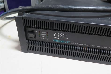 QSC Powerlight 6.0 PFC 6000 Watt Power Factor Corrected Professional ...