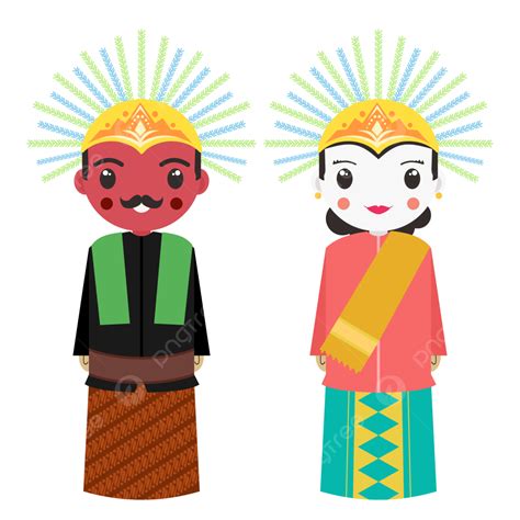 Betawi Ondel Ondel Jakarta Indonésie Vector Character Design Art ...