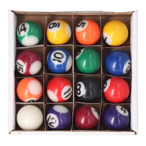 Mini Billiard Ball, Resin Ergonomic Mini Pool Balls For Mini Pool ...