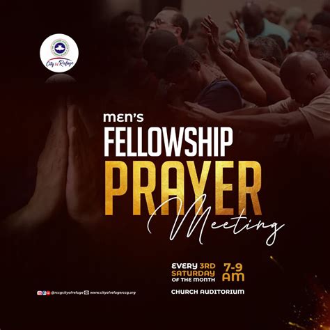 Men’s Fellowship Prayer Meeting – RCCG City of Refuge