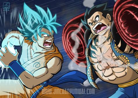 Goku vs luffy | Anime, Goku vs, Gear 4