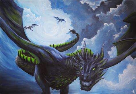 Storm Dragon – Art By Luna