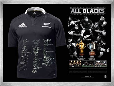 Rugby Union - New Zealand All Blacks - Signed All Blacks Jersey ...