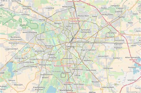 Leipzig Map Germany Latitude & Longitude: Free Maps