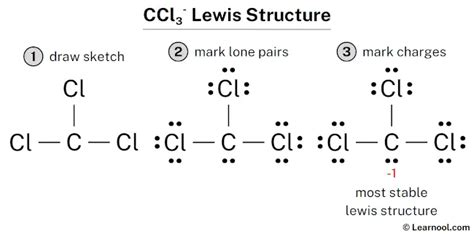 CCl3- Lewis structure - Learnool