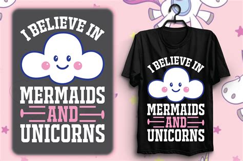 I Believe in Mermaids and Unicorns Graphic by Creative Art · Creative ...