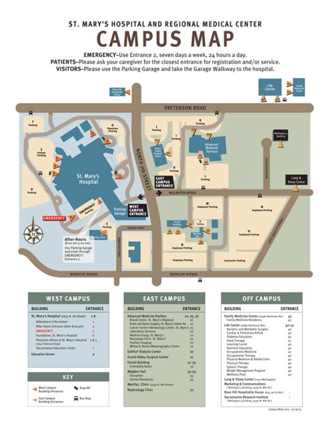 Campus Map 010915 - St. Mary`s Medical Center