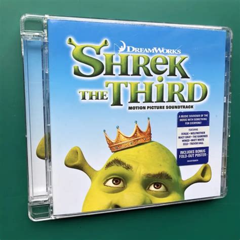 SHREK THE THIRD Animated Film Soundtrack CD Led Zeppelin, Eels, Gregson ...