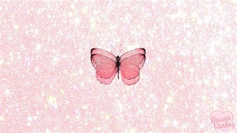 Pink Butterfly Desktop Wallpaper