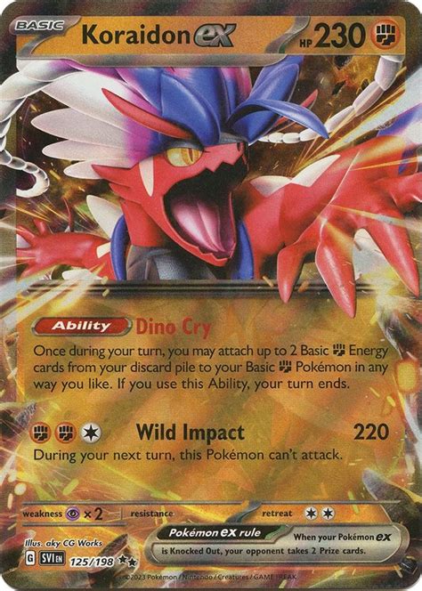 Koraidon ex - 125/198 - SV01: Scarlet & Violet Base Set - Pokemon