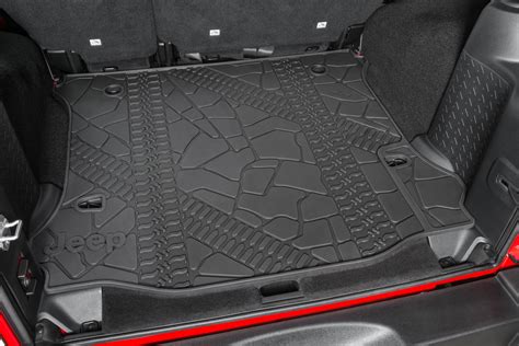 Mopar Floor Liner Slush Mat with Tire Tread Pattern Kit for 12-13 Jeep ...