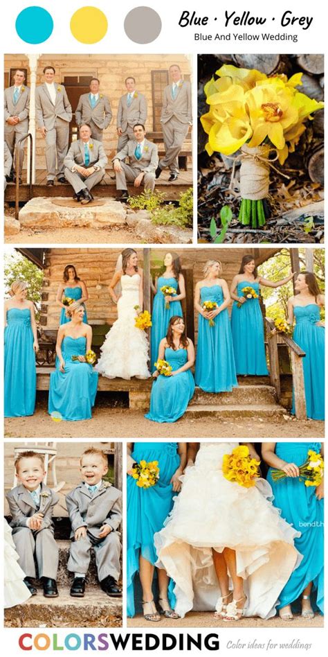 Top 8 Blue and Yellow Wedding Color Ideas in 2022 | Yellow wedding ...