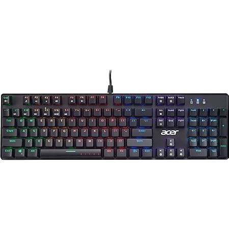 Amazon.com: Acer Nitro Gen 2 Wired Gaming Keyboard - RGB Illuminated ...