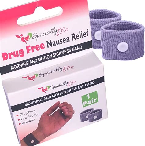 SPECIALLYME Anti-Nausea Acupressure Wristbands for Morning Sickness ...