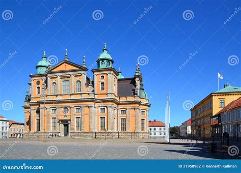 Kalmar Cathedral stock photo. Image of architecture, square - 31958982