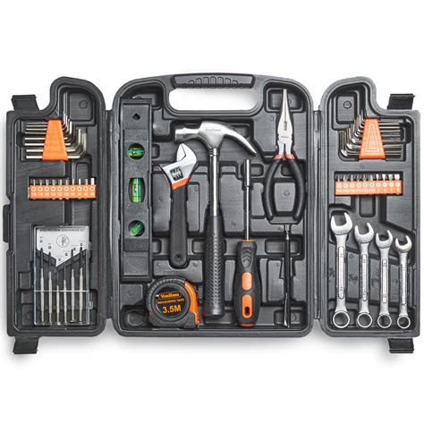 VonHaus 53pc Household Tools Set Tools Kit Hardwearing Steel Feature ...