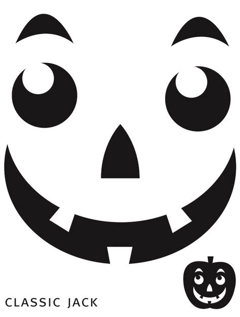 Free Printable easy funny jack o lantern face stencils patterns | Funny ...