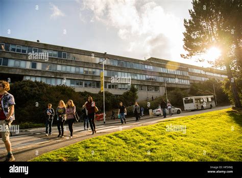 Higher Education in the UK: Aberystwyth University students walking to ...