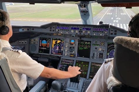 Emirates A380 Cockpit