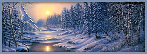 Winter Owl and Deer Facebook Cover | Winter cover photos, Winter owl ...