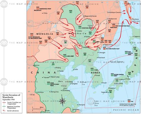 Soviet Invasion of Manchuria August–September 1945 | Soviet, Invasion ...